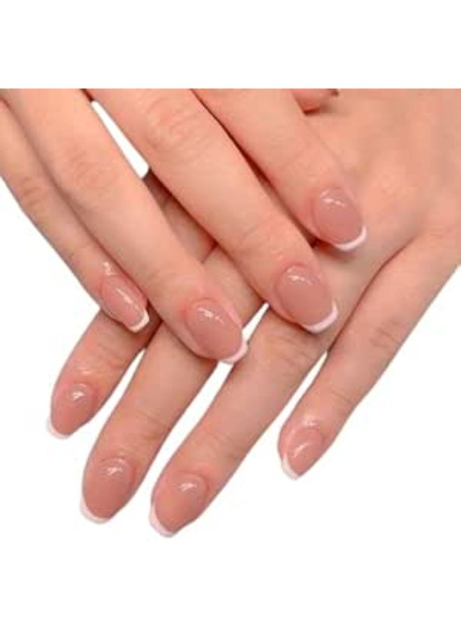 Glossy press-on artificial nails, full coverage press-on nail kit, for women and girls